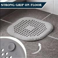Banner - Filtro de Drenaje Plegable para Ducha, Baño y Cocina - Atrapa Pelos de Silicona con Ventosa - Blanco