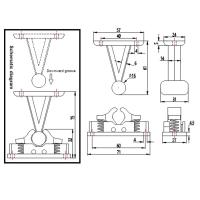 Kit De Retenedor De Puerta Para Camper RV Motorhome Caravana Accesorio Principal Porta Cerradura De Plástico Soporte De Parada De Puerta - details 11