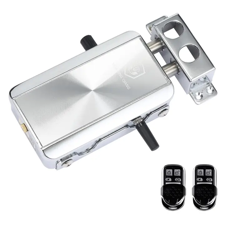 Kit de cerradura de Puerta de Casa Control remoto Entrada sin Llave Cerradura Electrónica Silenciosa Versión inteligente Inalámbrico Anti-T - 1