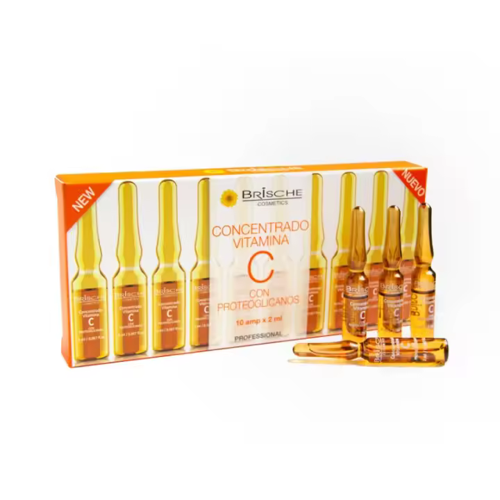 Brische Cosmetics Concentrado Vitamina C y Proteoglicanos para Hidratación y Luminosidad de la Piel - 1