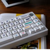 GMK Cherry Profile V2 Con Puntos PBT Keycap Para Teclado Mecánico PC Gamer Personalizable Blanco Alice80 2.25U 2.75U 7U Spacebar MX Switch - details 3