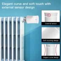 Actuador De Válvula De Radiador MOES TRV ZigBee 3.0 Tuya Termostato Inteligente Programable Control De Temperatura Calentador Alexa Voz - details 6