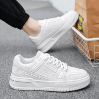 Zapatos De Deporte Para Hombre En Blanco Versátiles Y Moda Zapatillas Casuales Con Suela Gruesa Transpirables Ligeros Para Correr Y Tenis - details 7