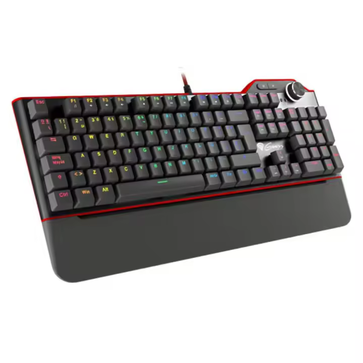TECLADO GAMING GENESIS RX85 RGB MECANICO SWITCH KAIL MARRON - 1