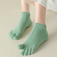 Calcetines De Mujer a Cinco Dedos 5 Pares Algodón De Alta Calidad Calcetines De Tobillo Para Yoga Y Deportes Con Dedos Separados - details 10