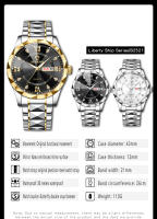 Reloj De Pulsera Para Hombre BINBOND Marca Top Lujo Resistente Al Agua Luminoso Con Fecha Y Día De La Semana Reloj De Acero Inoxidable Cuarzo - details 11