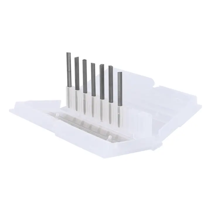 Cortador De Ángulo De Acero Tungsteno Para Engranado Herramientas De Joyería Afilador Pneumático Accesorios Hojas De Metal Triangulares Para DIY - 1