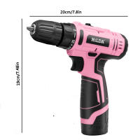 HILDA Taladro Eléctrico 12V Sin Cable Mini Herramienta Eléctrica Con Batería De Litio Para Hogar DIY Torque Maximo 28N.m Velocidad Sin Carga 1600rpm - details 5