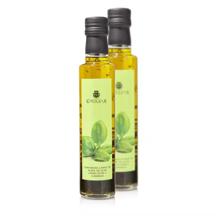 La Chinata Condimento de Albahaca Vidrio 250ml (Pack de 2) - 1