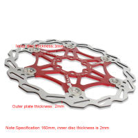 Rueda Flotante De Bicicleta SNAIL 160/180/203mm 6-Tornillos Disco Freno De Bicicleta Montaña Pads De Freno Disco Rueda Flotante Para Bicicletas De Montaña Y Carretera Material De Acero - details 5