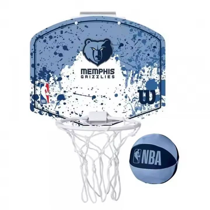 Wilson Set De Baloncesto Team Mini Hoop Nba Grizzlies Con Balón Y Mini Canasta - 1