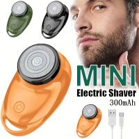 Afeitadora Eléctrica Mini Lavable Y Secable Carga Rápida Afeitadora Portátil Para Hombre Cabezal Individual Fuerte - details 0
