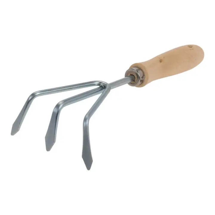 PROGARDEN Cultivador de Jardinería 3 Púas Acero Galvanizado 10x28,5cm - PROGARDEN - 90307 Azada / rastrillo Accesorios y Complementos Jardin Varios Jardin / Accesorios - 1