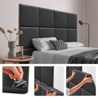 DHOME Juego de Paneles Tapizados de Terciopelo Premium Pack Autoadhesivos para Pared Acústicos Absorbentes Protección Tercera Gama de Colores - details 9