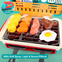 Juego De Barbacoa Para Niños Con Spray Luz Y Sonido Juguete De Cocina Pretendida Educativo Regalos De Navidad Para Niños De 3 a 12 Años - details 5