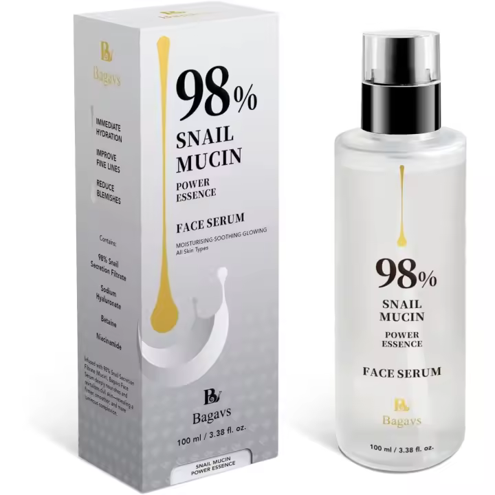 Mascarilla Facial .Serum Facial 98% Snail Mucin de Baba de Caracol,Colágeno Hidrolizado y niacinamida,Serum Acido Hialuronico,Serum Antimanchas y Antiarrugas,Efectivo Skin Care,Antiojeras Mujer,hidratante facial,100ml - 1