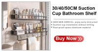 Estante De Esquina Para Baño 1-2PCS Con Gancho De Plástico Y Barra De Toalla Aluminio Espacial Sin Perforar Soporte De Almacenamiento Para Ducha Organizador De Baño - details 0