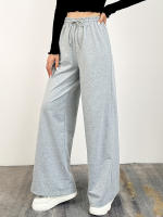 Nuevos Pantalones Anchos Para Mujer Pantalones Rectos Fitness Casual De Viaje Basicos De Pierna Larga Suelta Todo El Año Talla Medio Polyester - details 2