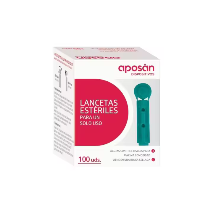 APOSAN LANCETAS 100 UNID - 1