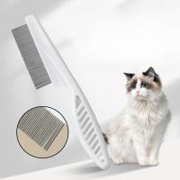 Peine Para Mascotas De Acero Inoxidable Comb De Pelaje De Perro Y Gato Peine Para Pulgas Cómodo Y Eficiente Para El Cuidado Del Pelaje De Tus Animales De Compagnía - details 0