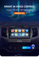 AWESAFE inalámbrico CarPlay Android Auto Radio para KIA Sportage 3 2010 2011 2012 2013 2014 2015 2016 coche reproductor multimedia GPS 2 din autoradio volante controles RDS Bluetooth - details 1