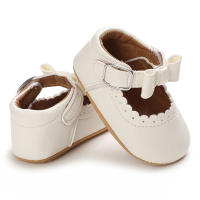 Zapatos De Bebé Para Niñas Serie Blanca PU Cuero Suela Suave Antideslizante Cordón Zapatos De Princesa Para Recién Nacidos - details 32