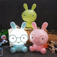 Lámpara De Noche LED Táctil Para Niños Con Diseño De Conejo Cartoon Luz De Mesa Para Habitación Infantil Decoración De Navidad Regalo Para Niños - details 6