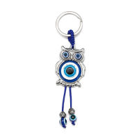 Llavero De Ojo De Suerte Con Mano De Fatima Y Mariposa Azul Para Coche Llavero Turco Con Ojo Maligno Para Hombres Y Mujeres Joyería EY138 - details 14