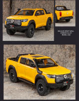 Modelo De Coche POER a Escala 1:24 Juguete De Aleación De Metal Con Ruedas Libres Absorción De Choque Sonido Y Luz Camión Pickup Off-Road Para Niños - details 13
