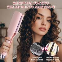 Ola rizador romántico francés huevos rollo rizador de hierro en forma de V cerámica grandes ondas rizador de pelo，French Wave Lockenstab, 32mm Beach Waves Lockenstab, Welleneisen Große Wellen mit 5 Einstellbarer Temperatur，Mermaid Hair Waver, Welleneisen - details 4