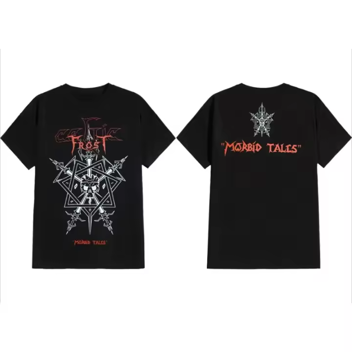 Camiseta De Verano Para Hombres Y Mujeres Con Patrón Morbid Tales De Luxury Brand Manga Corta Transpirable Ligera Secado Rápido Protección Solar Estilo Casual - 1