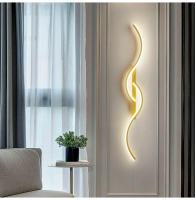 Lámpara De Pared LED Moderna Para Dormitorio Y Sala De Estar Luz De Noche Dorada Con Fuente De Luz LED Decoración Para Hogar Y Sofa - details 28