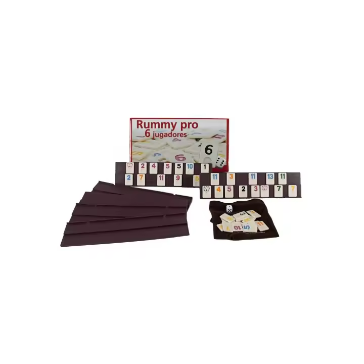 Juego de Mesa Rummy Pro 6 - Aquamarine Games Juegos para 6 Jugadores - 1