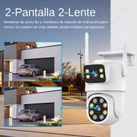 Cámara IP Solar Inalámbrica 8MP 4K Con Batería De 7800 mAh Lente Dual HD Exterior Cámara De Seguridad CCTV Con Panel Solar Tuya App - details 3