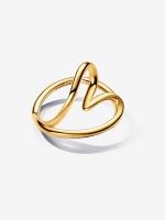 Pandora - Anillo de corazón orgánico - Baño de Oro de 14K - details 0