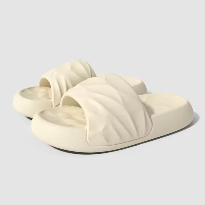 MOV-Zapatillas geométricas de suela gruesa para hombre para usar al aire libre en verano, antideslizantes y silenciosas para bañarse en el baño, uso doméstico en interiores. - 1