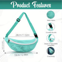 Riñonera Deportiva de Verano para correr, Mujer para hombre y, para montañismo, fitness, multifunctional, de DOT, transpirado, para Playa - details 7
