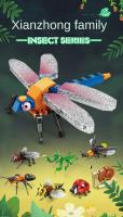 Nuevos Creativos Serie De Insectos Bloques De Construcción De Mariposa Colección De Modelos Biológicos De Beetle Mantis Decoración Juguetes Para Niños Y Adultos - details 0