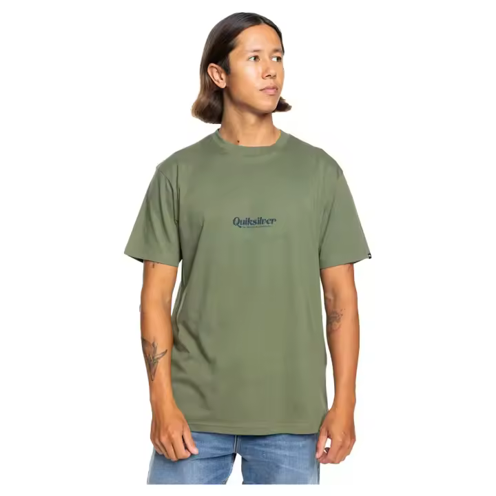 Quiksilver Camiseta De Manga Corta Simple Lettrin - 1
