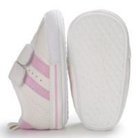 Zapatillas Deportivas Clásicas Para Bebés Con Estampado De Rayas Antideslizantes Material Suave Y Cómodo Suela De Terciopelo Unisex Para Niños Y Niñas Zapatos De Primeros Pasos - details 9