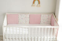 LALA - Juego de ropa de Cama para Cuna de Bebe, Algodón Puro, cerca de Cisne Rosa, 30x30x6, Pieza Entra, Lavado. - details 9