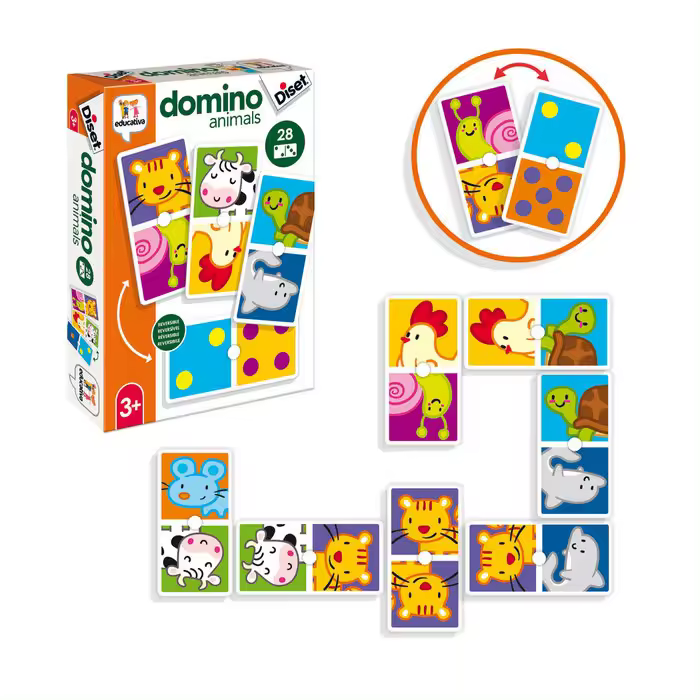 Juego de Dominó Educativo Diset - Aprende a Asociar y Contar - 1
