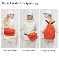 Mochila Multifuncional Plegable Para Hombres Y Mujeres Con Gran Capacidad De Almacenamiento Ligera Y Casual Bandolera Exterior - details 2