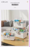 Caja De Medicamentos Grande Capacidad Multi Capa Caja De Almacenamiento Para El Hogar Kit De Primeros Auxilios Portátil Caja Médica Ecológica - details 10