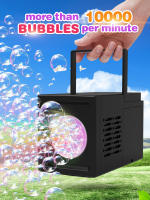 Máquina De Burbujas Portátil Pequeña Con 10 Agujeros Para Niños Juguete De Kindergarten Sin Necesidad De Batería Ni Agua Para Burbujas - details 2