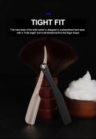 Afeitadora Manual Para Hombres Cuchillo De Barbero De Aleación De Zinc Portátil Accesorio De Afeitado Para Peluquería - details 2