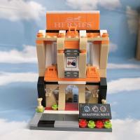 Kit De Bloques Micro De Arquitectura Para Niñas Y Niños Modelo De Casa De Tienda Clásico Regalo Para Niños Edad 6-12 Años Plástico ABS Sin Batería - details 1