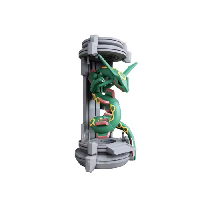 Figura Rayquaza  en la Capsula impresa en 3d Figura Rayquaza en la Capsula Pokemon   Impreso en 3d - 1