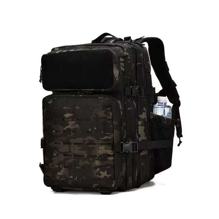 Mochila táctica de gran capacidad para hombre, multifunctional, impermeable, para Cycling, Viajes, camuflaje, Deportimes, montañismo, Doble hubro, para Exterior - 1