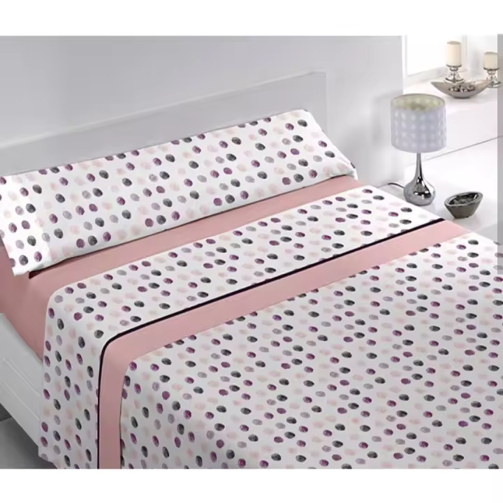 Ram'S - Juego de Sábanas de 150 - Ropa de Cama Matrimonial - Algodón 150 - Set 3 Piezas Sábanas Verano - 1